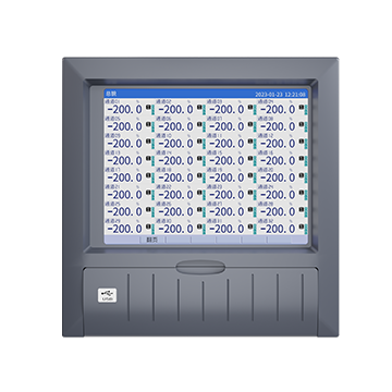 UED官网,MIK-R8000D 1-40路 10.4英寸 彩屏 无纸记录仪 USB